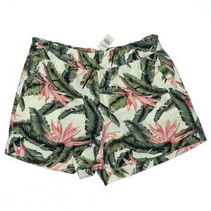 NWT LOFT Tropical Pull-On Shorts